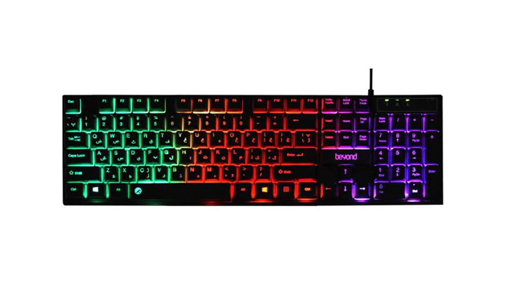 راهنمای خرید بهترین کیبورد گیمینگ 5 کیبورد بیاند مدل BK-7120RGB